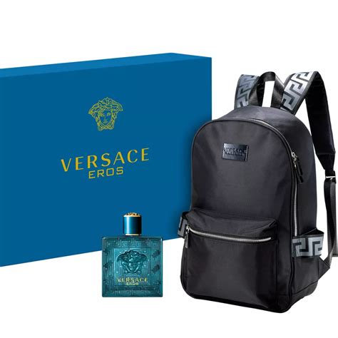 gift set eros by versace|versace eros backpack set.